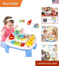 Interactive 3-in-1 Musical Table Toy for 6-12 - Engaging Early Education