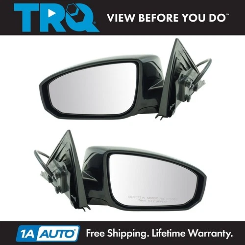 TRQ Power Heated Side View Mirrors Left & Right Pair Set for 04-08 Nissan Maxima