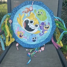 New! Nickelodeon Pinkfong Baby Shark Pop - Out Piñata 🪅 Fun For All Ages