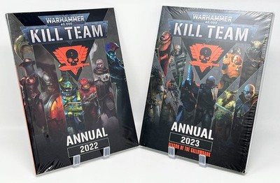 Warhammer 40k: Lot of Kill Team Annual Books - Annual 2022 + Annual 2023 SEALED