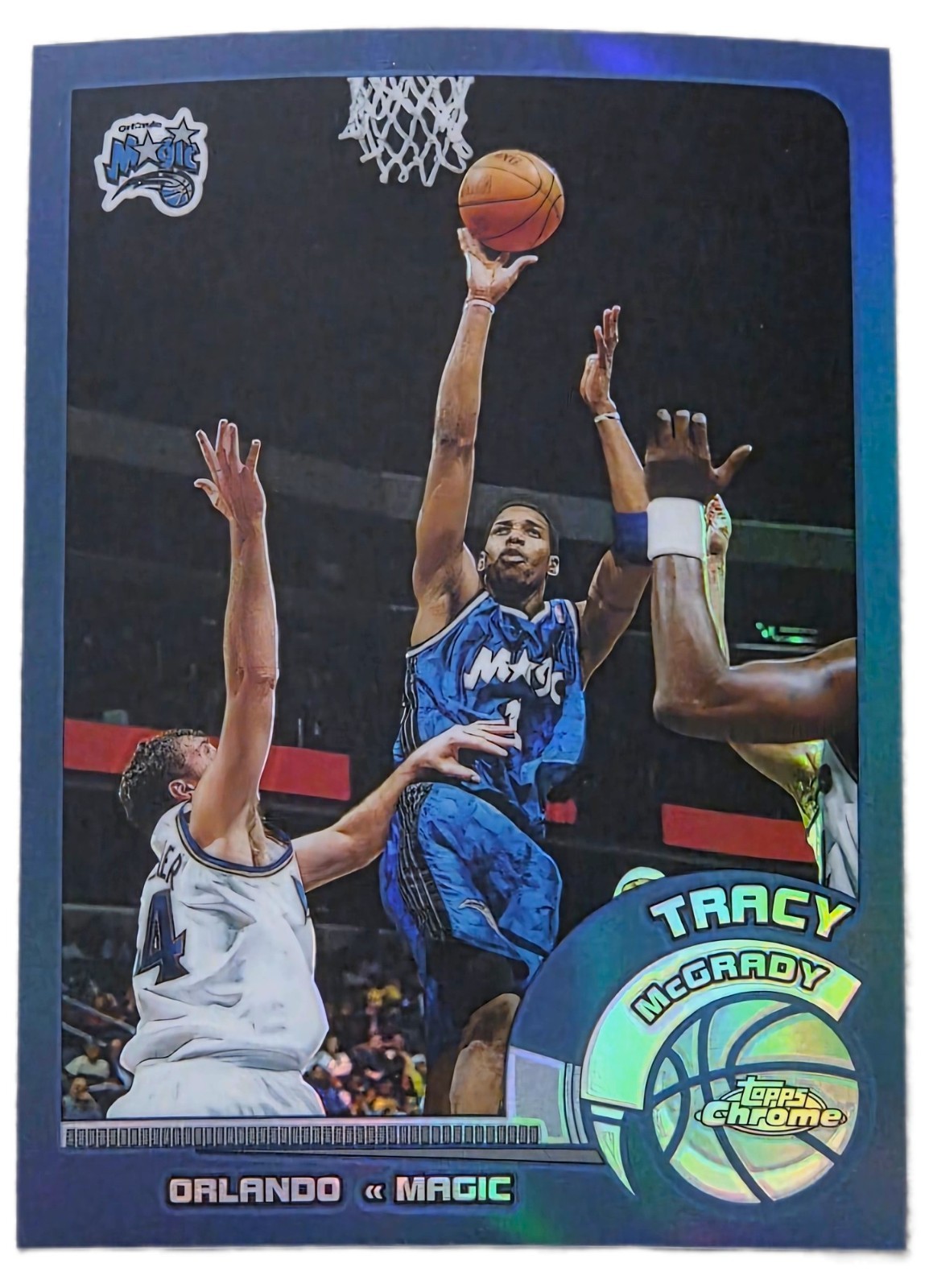 TRACY McGRADY  2002 Topps Chrome basketball #35 REFRACTOR Orlando Magic NBA
