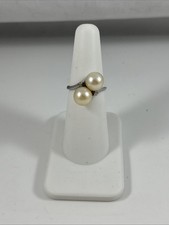 Vintage Bock-Lewis B-L 14k White Gold And Pea...