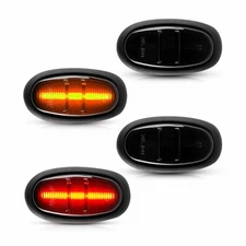 4Pcs LED Bumper Side Marker Light Front Rear Set For Ford F150 SVT Raptor 17-21