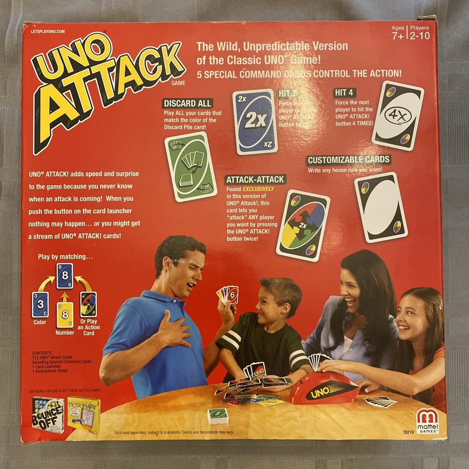 Mattel T8219 UNO Attack Card Game-Brand New Sealed Box - Image 2 of 4