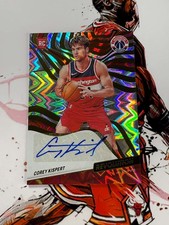 2021-22 Panini Revolution Corey Kispert RC - FRACTAL ROOKIE AUTO 69/100