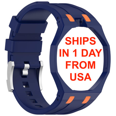Case adapter and Silicone Strap Mod Kit  Compatible AP Swatch Royal Pop IN STOCK