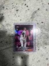 2018 Topps Chrome Nicky Delmonico RC Pink Refractor