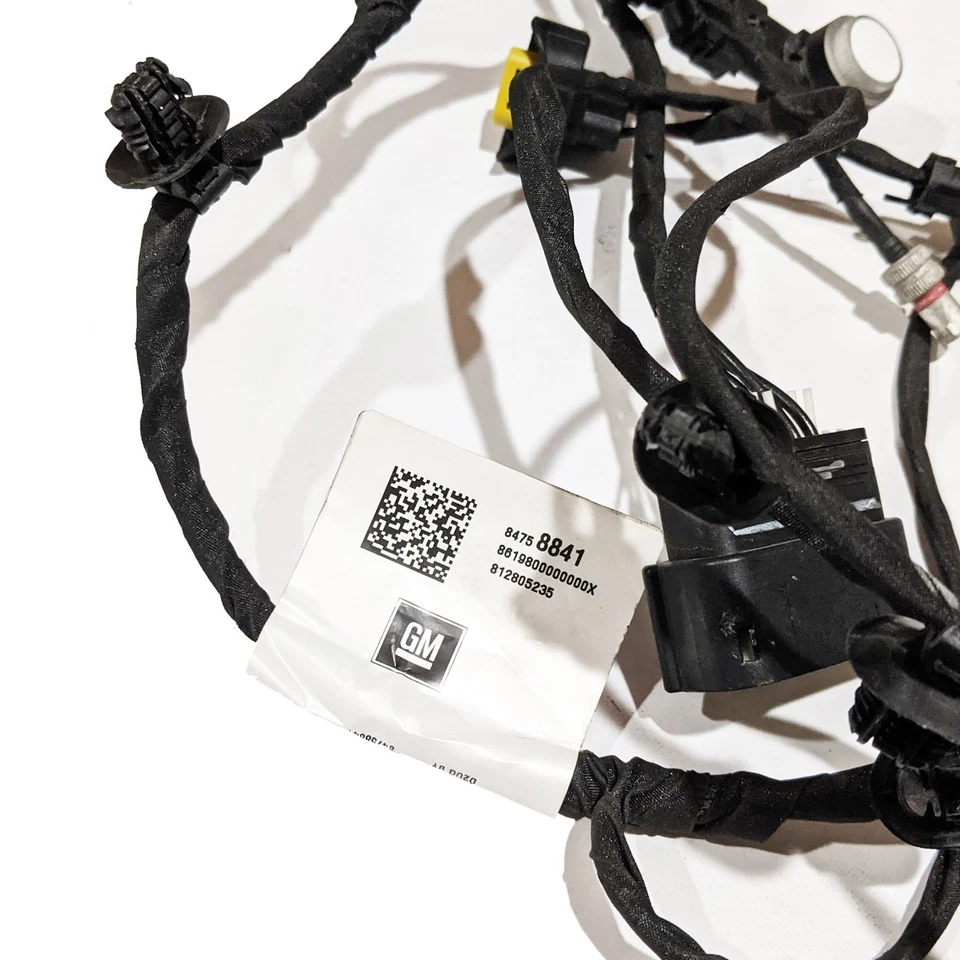 Conjunto de arnés de cámara sensor PDC parachoques delantero OEM GMC Terrain 2022-24 84758841 Foto 3 de 3