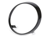 Scheinwerferzierring Moto Nostra Schwarz GläNzend FüR Vespa GTS Notte / GTV I.E.