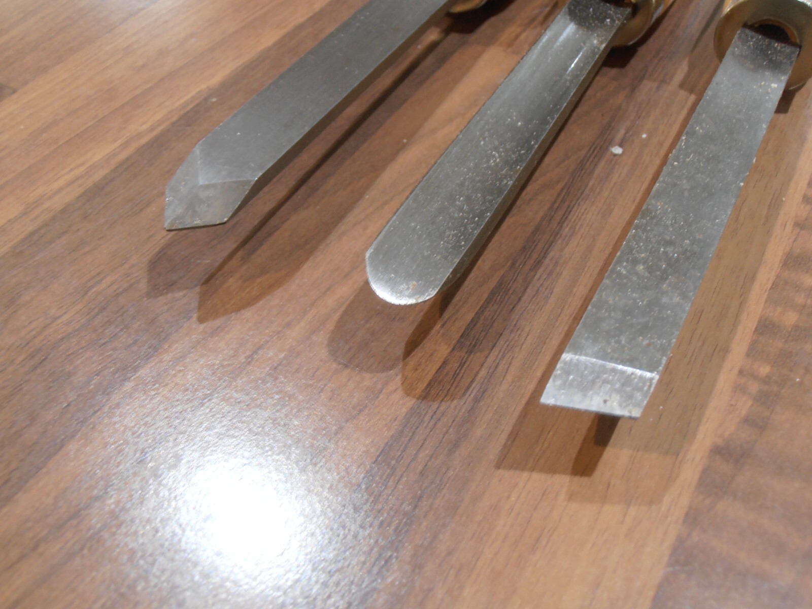 Set of 3 Carpenters Woodturning Chisels eBay