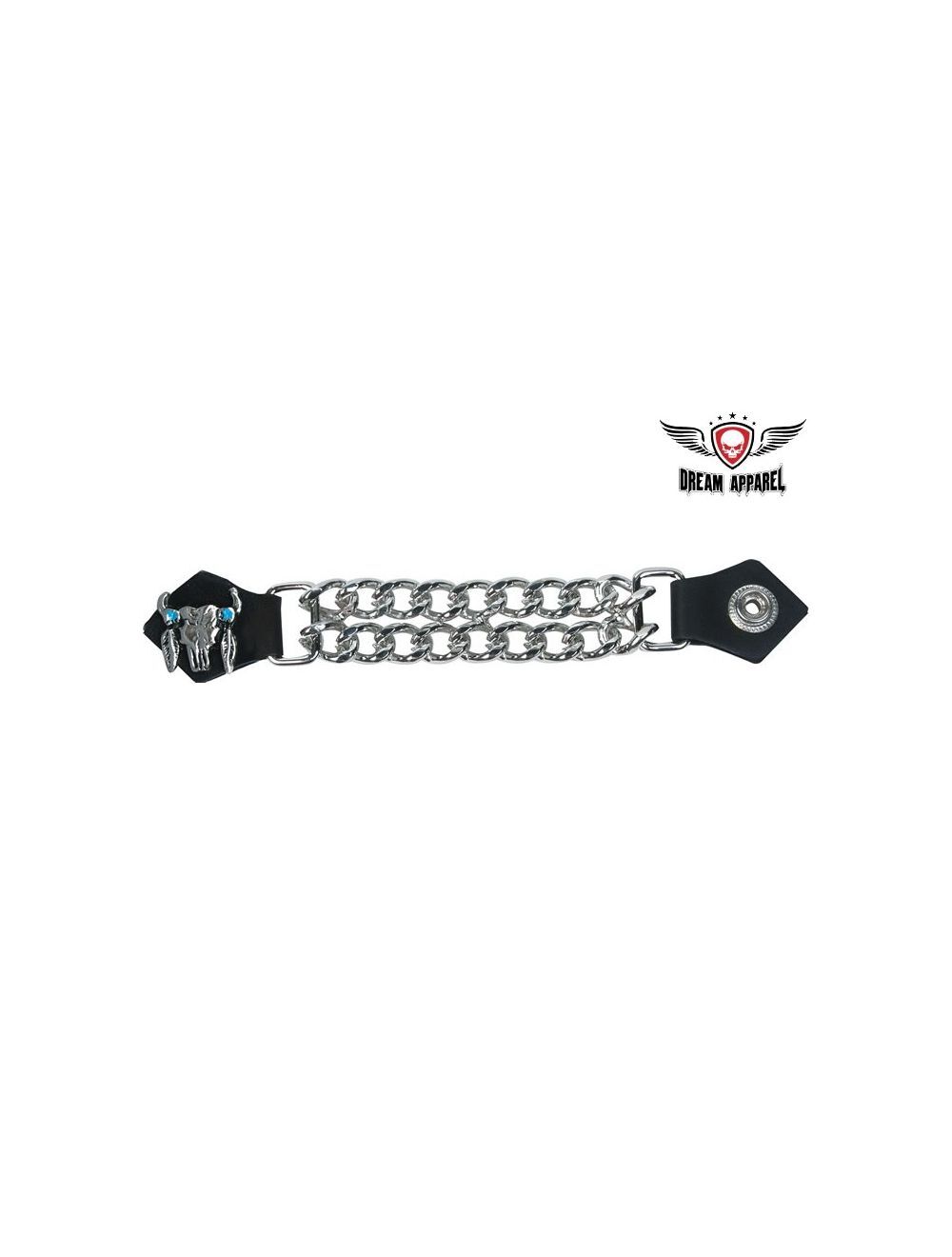 Vest Extender - Steer Skull Graphic-image