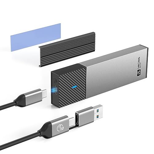 M.2 Enclosure NVMe M.2 SSD Enclosure con Trasmissione da 10 Gbps, (x1O)