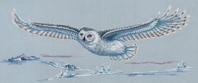 Andriana Make your own Hands Cross Stitch Kit P-47 Polar Owl