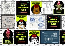 Personalised Star Wars Wrapping Paper – Stormtrooper Gift Wrap Sheet – Any Name 