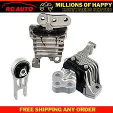 Fits 2015-2017 Chrysler 200 2.4L AUTO Engine Motor&Transmission Mount 3pc