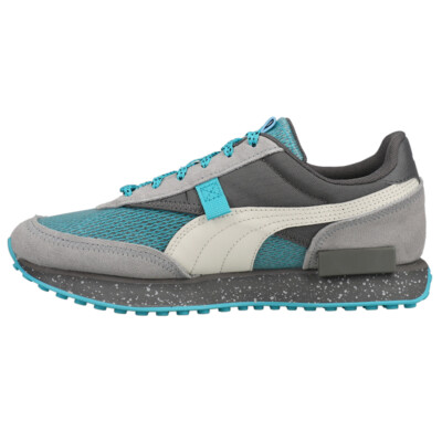 PUMA Future Rider Global Futuris Lace Up Mens Grey Sneakers