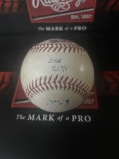 San Francisco Giants San Diego Padres Game Used Baseball Nick Hundley Double MLB