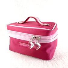 Modella Pink Magenta Make Up Case Bag Storage Travel Cosmetic Zipper Bag E4-2042