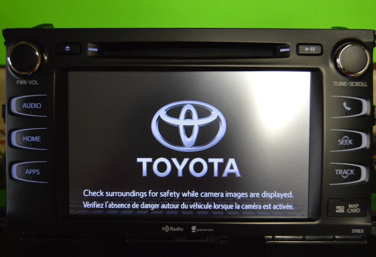 14-19 Toyota Highlander 57063 factory Navigation CD player radio