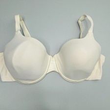 Vanity Fair Full Coverage Bra 40D Underwire Ivory Satin Padded Cup 7529