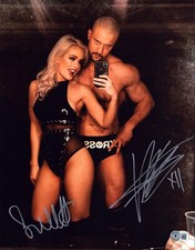 Killer Karrion Kross Scarlett Bordeaux Signed 11x14 Photo BAS COA WWE Impact 767