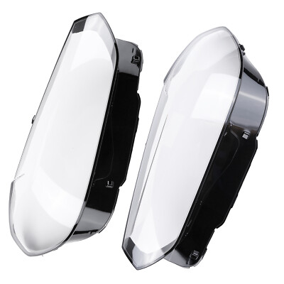 2PCS For BMW X3 X4 2022-2024 L+R Side Front Headlight Lens Clear Cover+Sealant