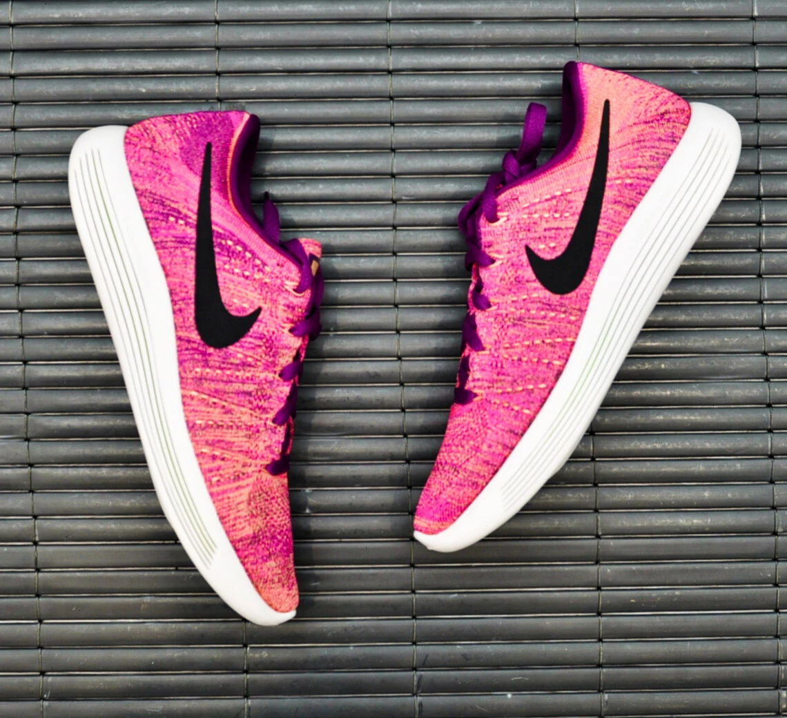 2016 WMNS Nike Lunarepic Low Flyknit 843765 500 Pink UK5 UK6 EUR38.5 EUR40 TN 95