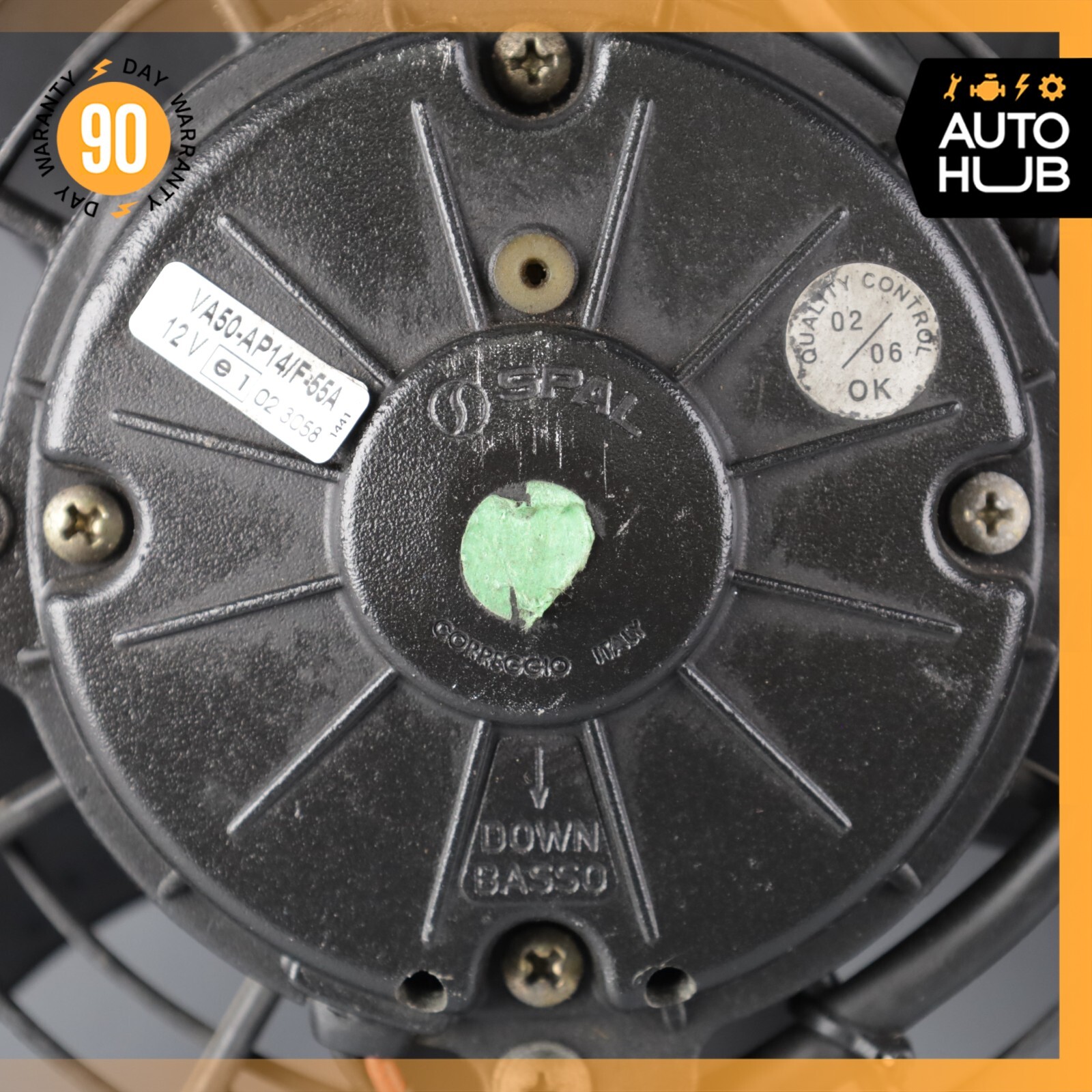 02-07 Maserati M138 GranSport Spyder 4200 Radiator Cooling Fan Motor OEM 46k