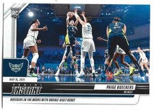 Paige Bueckers ROOKIE 2025 Panini Instant #14 SP /2499 Wings 1st WNBA game