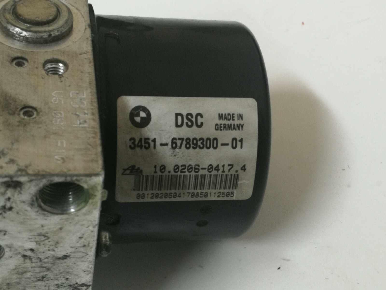 BMW 3 Series E90 E91 E92 ABS Hydraulic Pump Control Module Unit 6789301