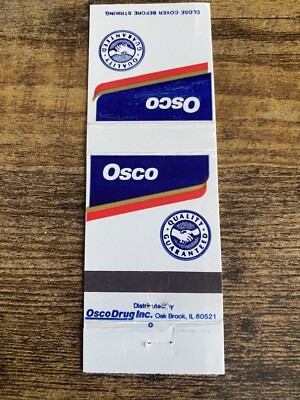 Vintage Osco Drug Matchbook Matches Advertising | eBay