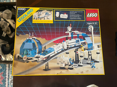 Lego Vintage Space 6990 Futuron Monorail Transport System 100% Complete W Box