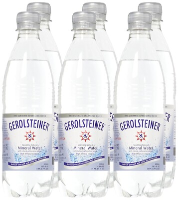 Gerolsteiner Sparkling Mineral Water, 16.9 Ounce, 6 Count