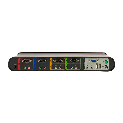 Belkin OmniView 4 Port SOHO KVM Switch + Audio F1DS104J w/ Adapter - 第 5/8 張圖片