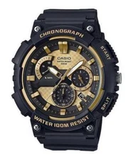 Casio MCW200H-9AV, Chronograph Watch, Black Resin Band, 100 Meter WR, Date