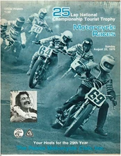1976 Peoria IL Motorcycle 29th Annual National TT Bike Camel Pro Racing Program