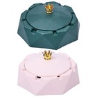 Aschenbecher mit Deckel, Aschenbecher aus Edelstahl für drinnen oder draußen