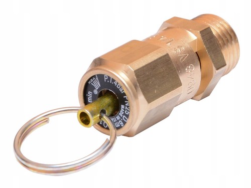 Sicherheitsventil Kompressorventil Überdruckventil 1/4" 8,5 Bar für Kompressor - Bild 3 von 6