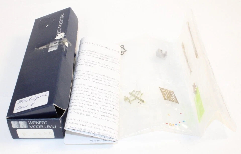 Weinert 6900, Form Hauptsignal mit Gittermast. Spur N. Ungebaut in OVP. - Bild 3 von 4