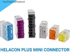 Helacon Plus Electrical Connector Mini Push Cable Block Terminal Wire - All Size