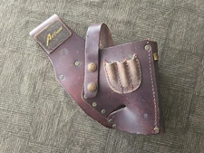 ACTION Brand Genuine Leather  Drill Holster CC-411-DW Dark Brown w Bit Slots VGT