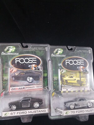 FULL THROTTLE FOOSE DESIGN 1:64 * '67 FORD MUSTANG '70 FORD MUSTANG LOT OF 2