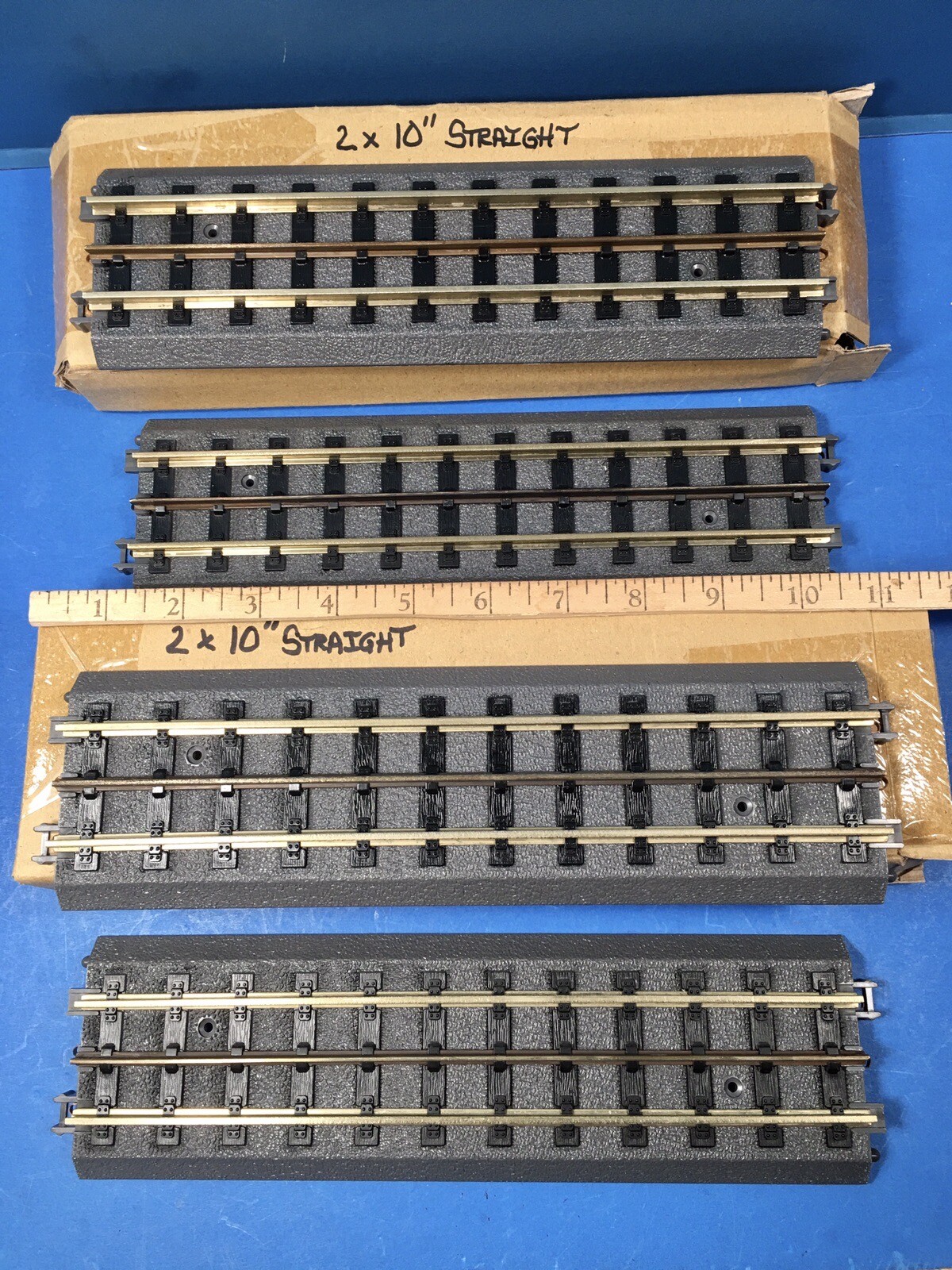 Lot MTH Train Track RealTrax NOS + Illuminated Lock On 401003 O Ga