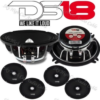 2 DS18 PRO-NEO10R 10" Midrange Speaker 1000W 4 Ohm Car Audio Neodymium Midbass E - Foto 13