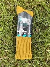 New Wigwam Slouch Sock Sport 622 JR Shoe Size 1-5/Sock 7-9 Mustard Kid FREE SHIP