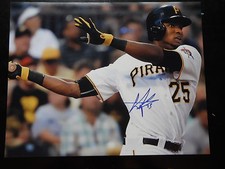 PITTSBURGH PIRATES GREGORY POLANCO SIGNED BATTING 11X14