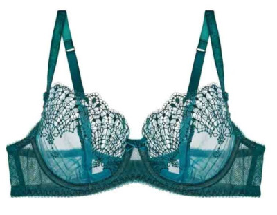 Dita Von Teese Fantastique Underwire Bra Green Size 32DD / EU 70E D59032 NWOT
