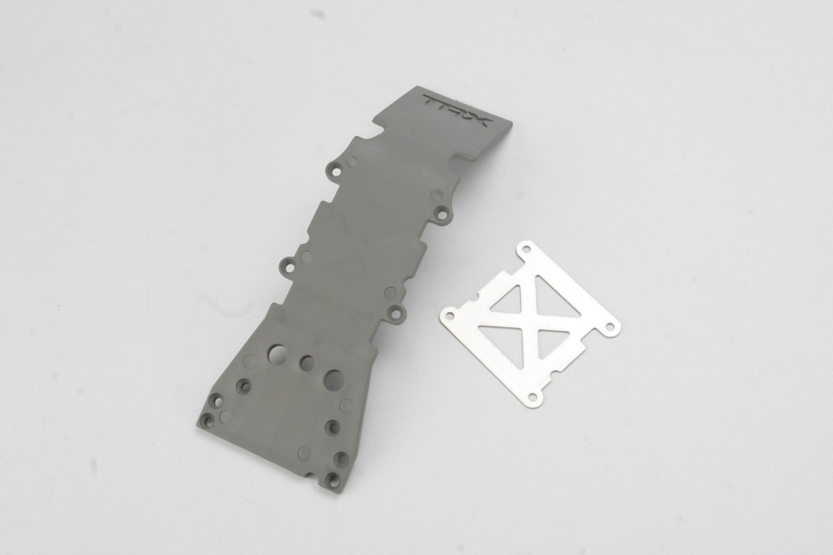 Traxxas 4937A Front Skidplate (Grey) (TMX, TMX 3.3) (T-Maxx) | eBay