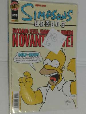 SIMPSON COMICS- COMIC BOOK- No. 99 a- DI: GROENING- stamped- EDITIONS-BONGO-PA...