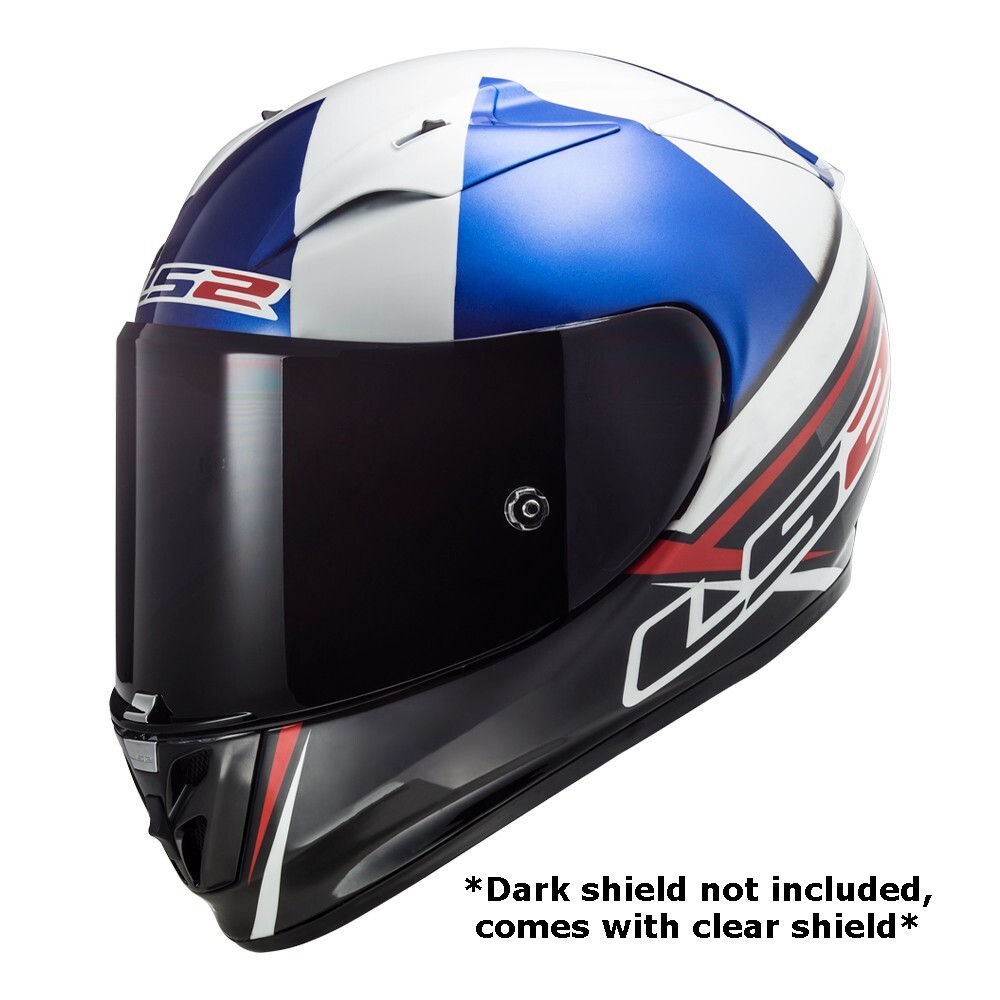 ls2 blue white helmet 2019 LS2 Arrow Evo McPhee Blue/White Full Face Street Helmet Adult Size SM
